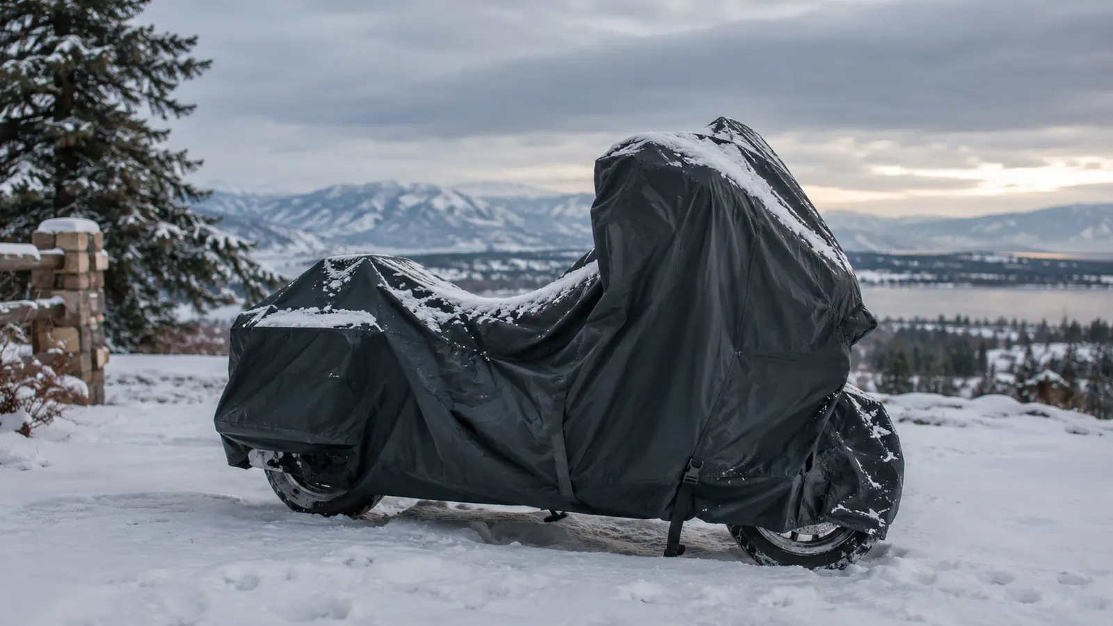 Favoto Motorcycle Cover Review: A Full Idaho Winter Outside