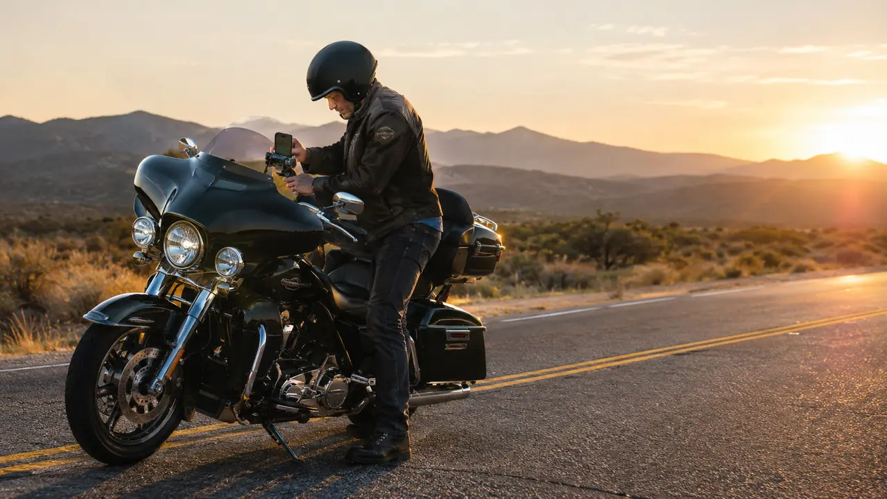 How to Mount a Phone on Motorcycle Handlebars Safely and Keep It There